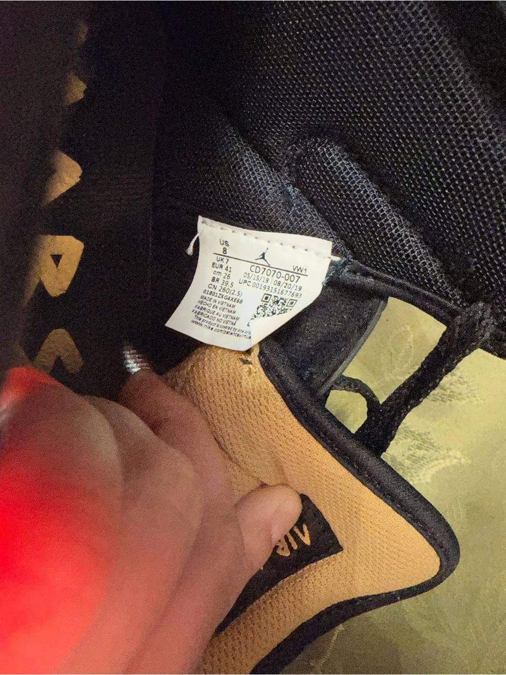 Men's JORDAN MARS  'BLACK GOLD'